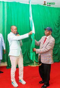 Hon. MINISTER ENOH DURING THE HANDOVER